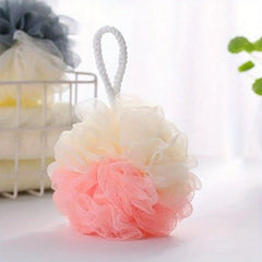 Two Tone Bath Flower Bath Ball Shower Loofah Exfoliating Sponge