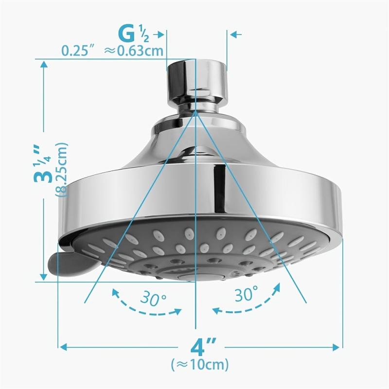 High Pressure Shower Head Bathroom Accessories