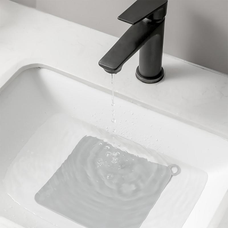 Silicone Shower Drain Cover Anti Clog Sink Strainer