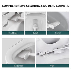 Long Handle Silicone Cleaning Brush Toilet Brush With Holder Box