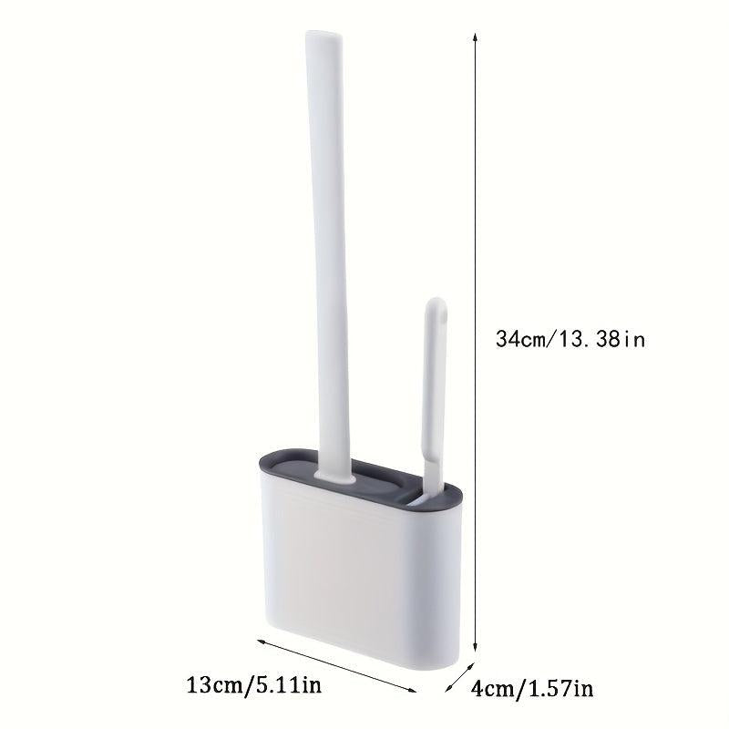 Long Handle Silicone Cleaning Brush Toilet Brush With Holder Box