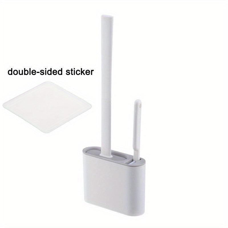 Long Handle Silicone Cleaning Brush Toilet Brush With Holder Box