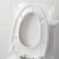 50pcs Disposable Toilet Seat Cover Travel Waterproof Cushion Paper