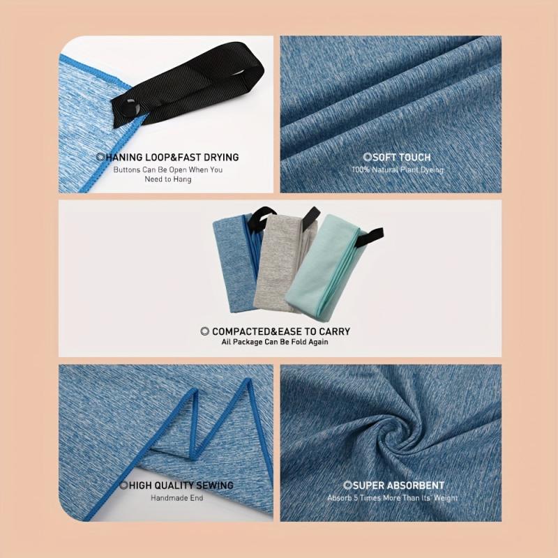 Microfiber Gym Towel - Fast Drying & Absorbent - Sweat Towel for Gym