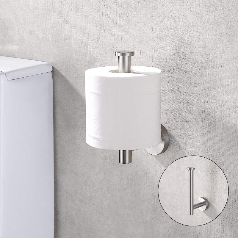 Stainless Steel Toilet Paper Holder Wall Mounted Tissue Roll Shelf
