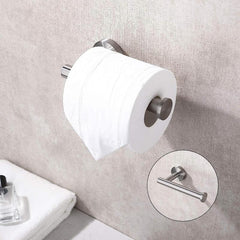 Stainless Steel Toilet Paper Holder Wall Mounted Tissue Roll Shelf