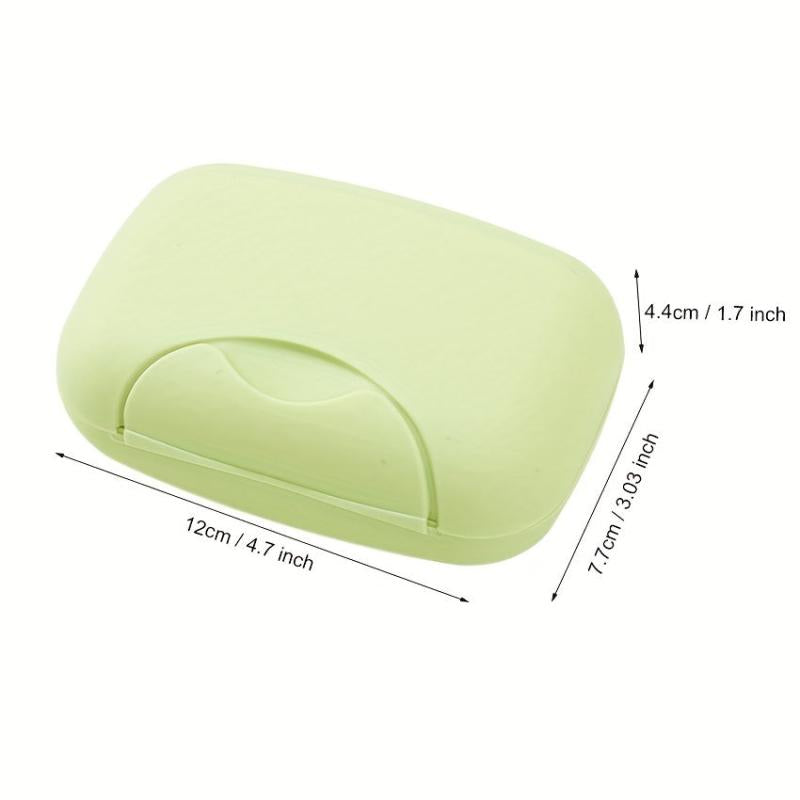 Portable Travel Soap Box Sealed Waterproof Holder Lock Plastic Dish Case