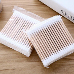 Acrylic Cotton Swab Storage Box Double Ended Cotton Swab Holder