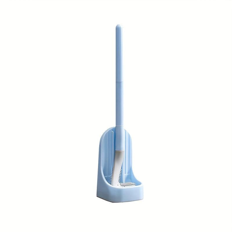 Silicone Bristle Golf Toilet Brush & Holder - Household Cleaning Brush