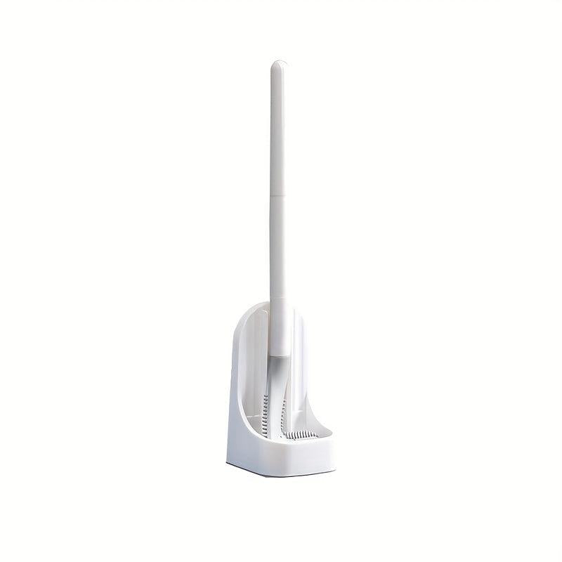 Silicone Bristle Golf Toilet Brush & Holder - Household Cleaning Brush