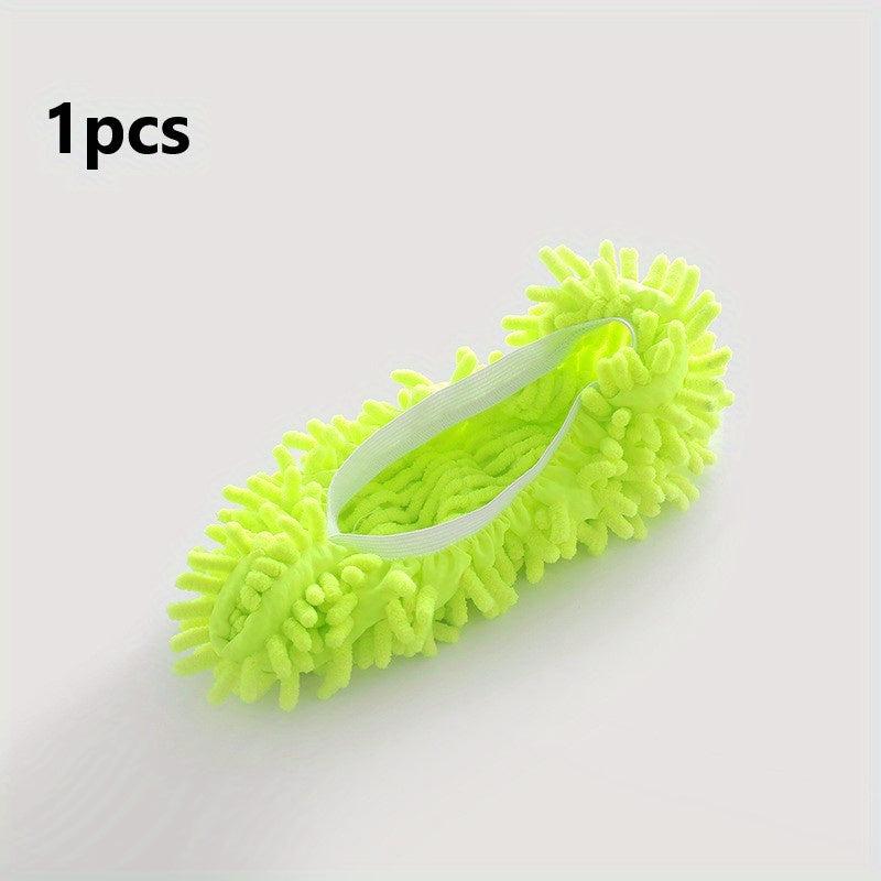 Chenille Mopping Slippers - Easy to Clean & Comfortable