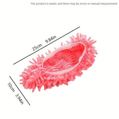 Chenille Mopping Slippers - Easy to Clean & Comfortable