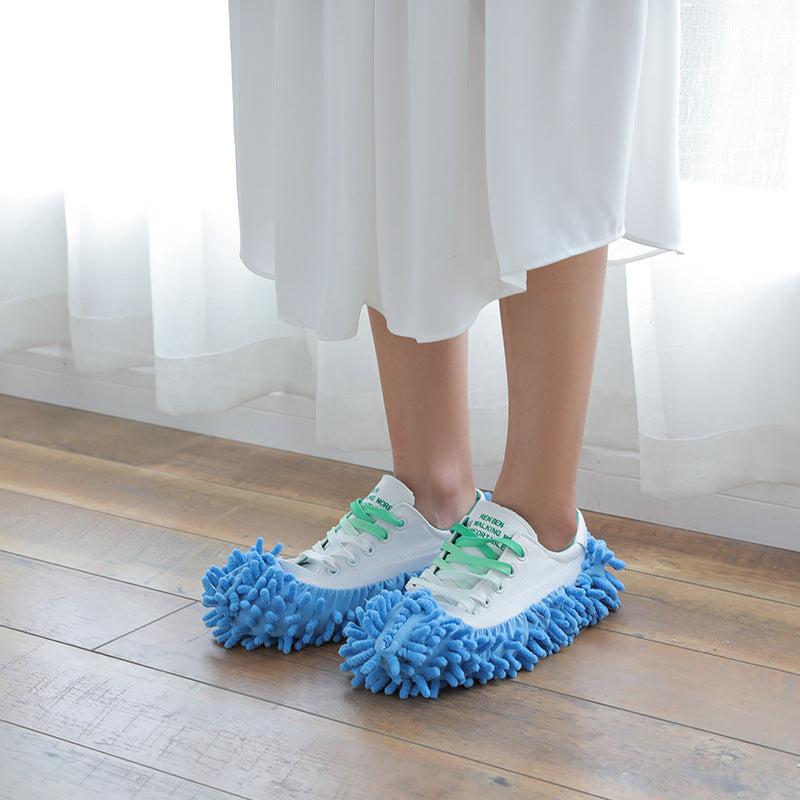 Chenille Mopping Slippers - Easy to Clean & Comfortable
