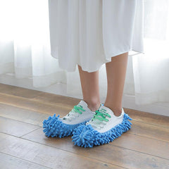 Chenille Mopping Slippers - Easy to Clean & Comfortable