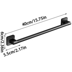 Bathroom Punch Towel Bar Wall Mounted Towel Holder
