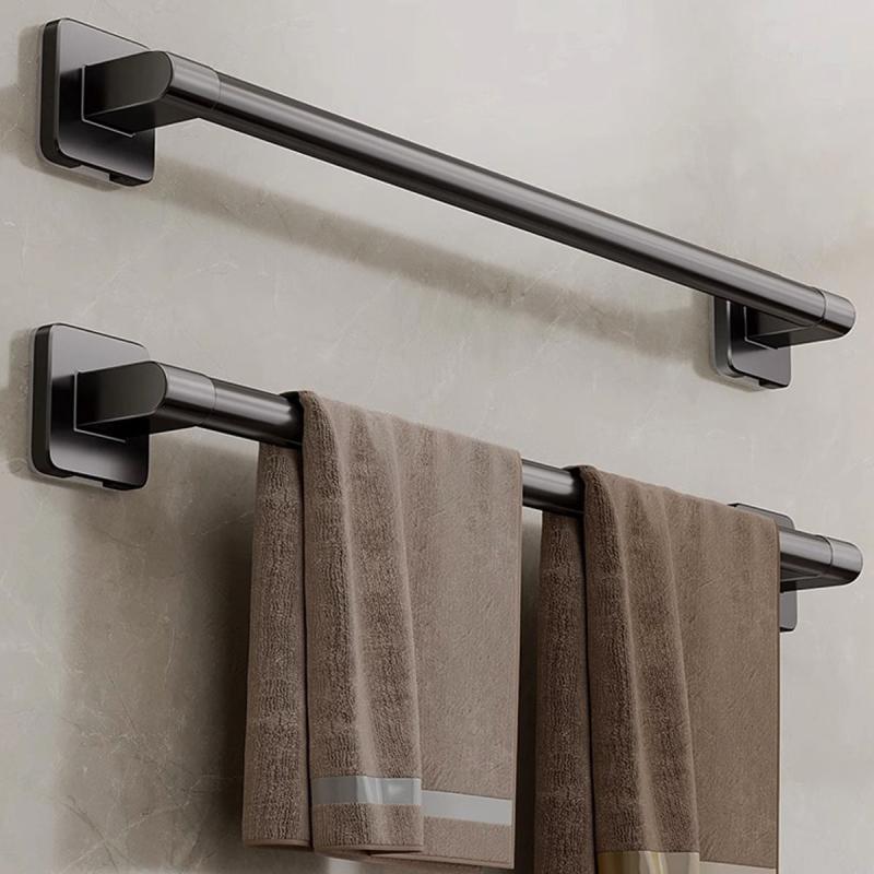 Bathroom Punch Towel Bar Wall Mounted Towel Holder