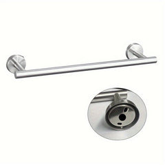 5pcs Bathroom Hardware Set with Towel Bar, Paper Holder, Robe Hooks