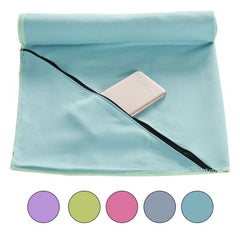 Microfiber Towels Fast Drying Compact 4 Sizes Beach Hiking Yoga Swim Camping