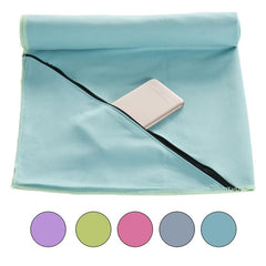 Microfiber Towels Fast Drying Compact 4 Sizes Beach Hiking Yoga Swim Camping