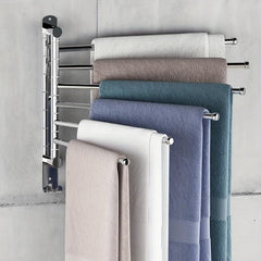 Stainless Steel Folding Toilet Towel Bar with Bracket