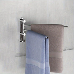 Stainless Steel Folding Toilet Towel Bar with Bracket