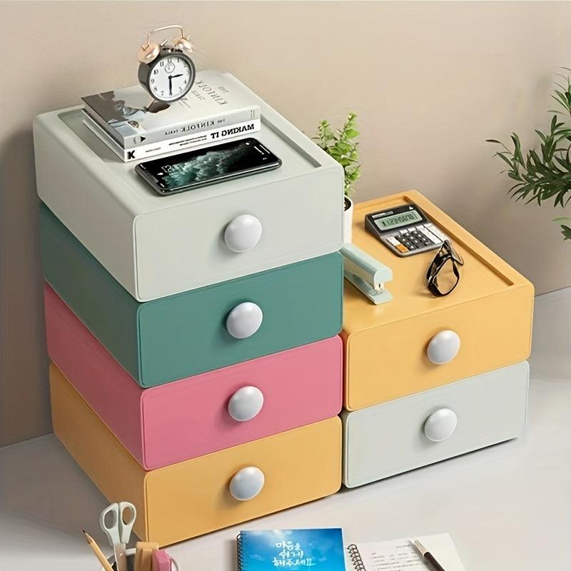 Desktop Storage Box Drawer Cosmetics Makeup Organizer