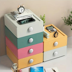 Desktop Storage Box Drawer Cosmetics Makeup Organizer