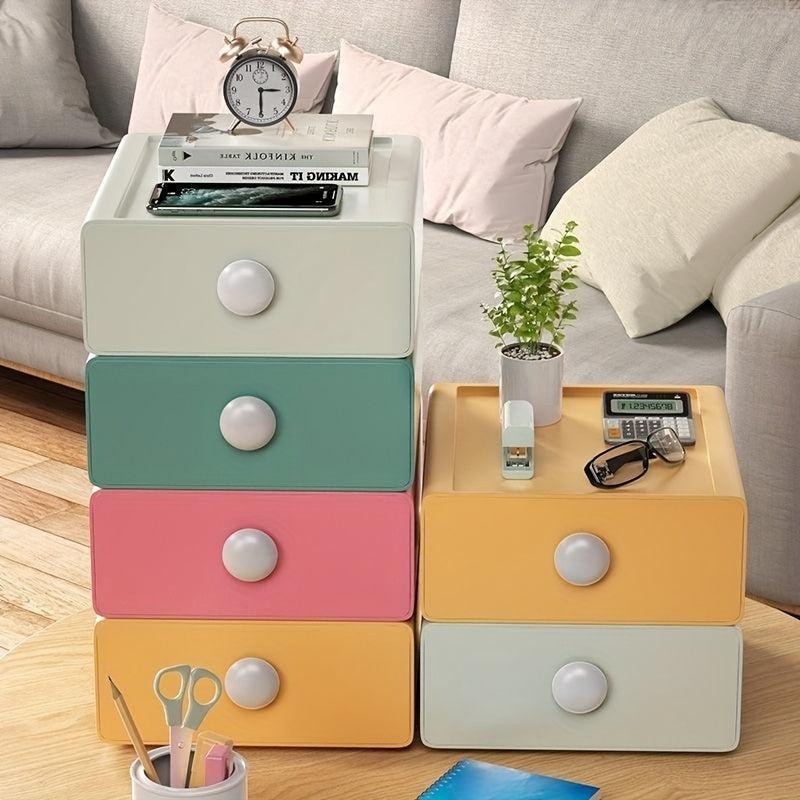 Desktop Storage Box Drawer Cosmetics Makeup Organizer