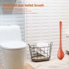 Wall Mounted Toilet Brush With Holder Long Handle Toilet Cleaning Brush
