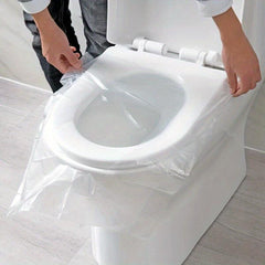 Waterproof Disposable Toilet Seat Covers for Public Restrooms - Travel Size