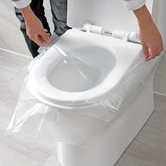 Waterproof Disposable Toilet Seat Covers for Public Restrooms - Travel Size