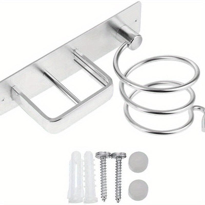 Wall Mounted Hair Dryer And Straightener Holder