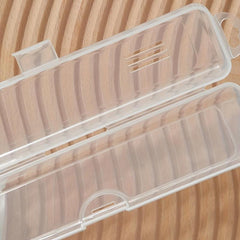 Clear Makeup Brush Storage Box Portable Organizer