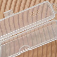 Clear Makeup Brush Storage Box Portable Organizer