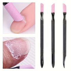 4pcs Quartz Stone Nail Cuticle Remover Dead Skin Trimmer Rods Nail Art Care Tool