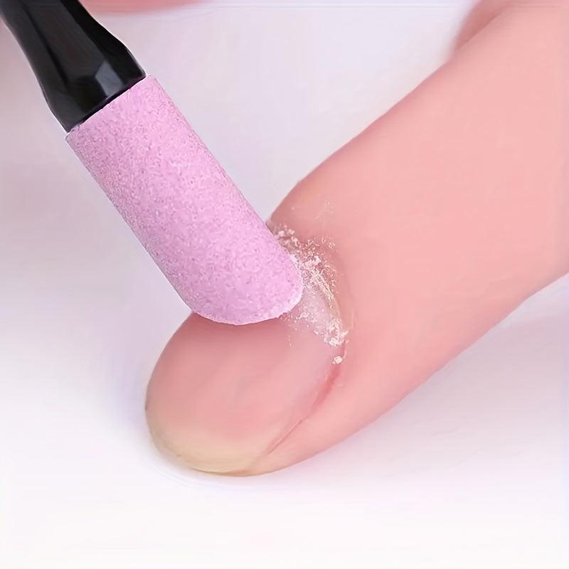4pcs Quartz Stone Nail Cuticle Remover Dead Skin Trimmer Rods Nail Art Care Tool