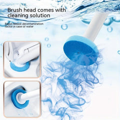 2set Wall Mounted Toilet Brush Set 24pcs Replacement Head Bathroom Cleaning Tool