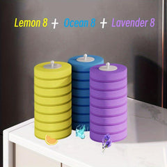 Disposable Toilet Brush Set with Fragrant Cleaning Solution