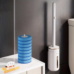 Disposable Toilet Brush Set with Fragrant Cleaning Solution
