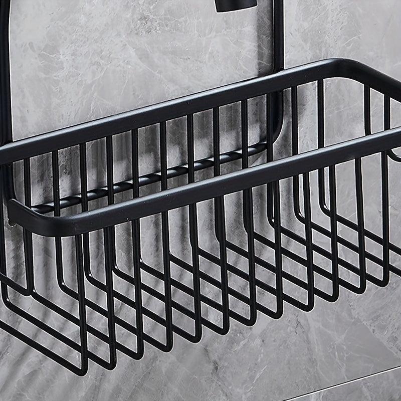 Aluminum Bathroom Storage Rack Shower Caddy Shelf Hanging Storage Basket