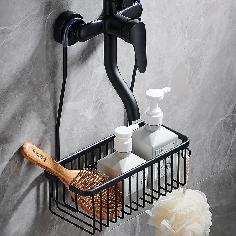 Aluminum Bathroom Storage Rack Shower Caddy Shelf Hanging Storage Basket