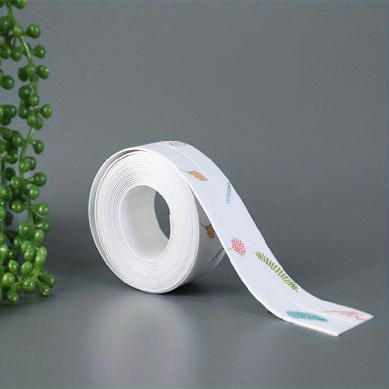 1pc Self Adhesive Caulk Tape Sealant Strip for Bath & Toilet