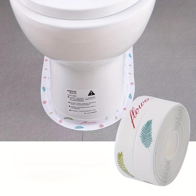 1pc Self Adhesive Caulk Tape Sealant Strip for Bath & Toilet