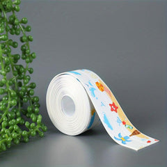 1pc Self Adhesive Caulk Tape Sealant Strip for Bath & Toilet