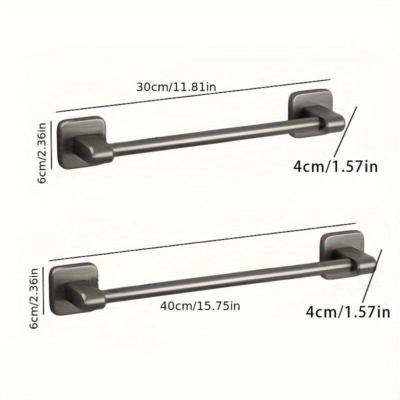 Self-Adhesive Bathroom Towel Rack - No Drilling Towel Hanger