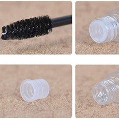 2pcs Empty Mascara Tube With Funnel Portable Dispenser