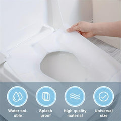 10pcs Disposable Toilet Seat Covers Germ Protect Travel Accessory