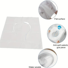 10pcs Disposable Toilet Seat Covers Germ Protect Travel Accessory