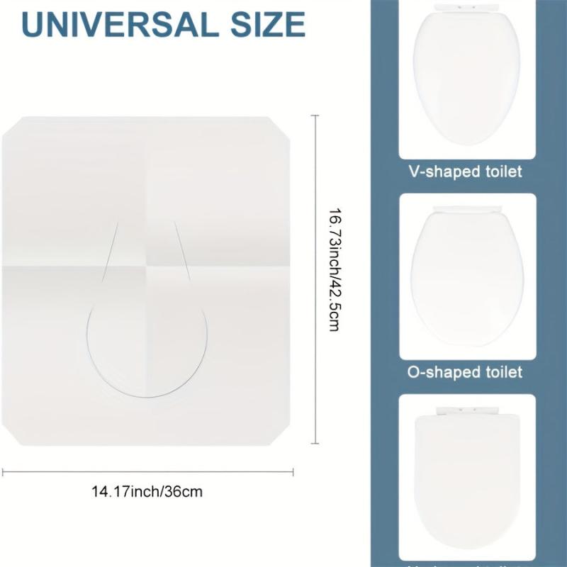 10pcs Disposable Toilet Seat Covers Germ Protect Travel Accessory