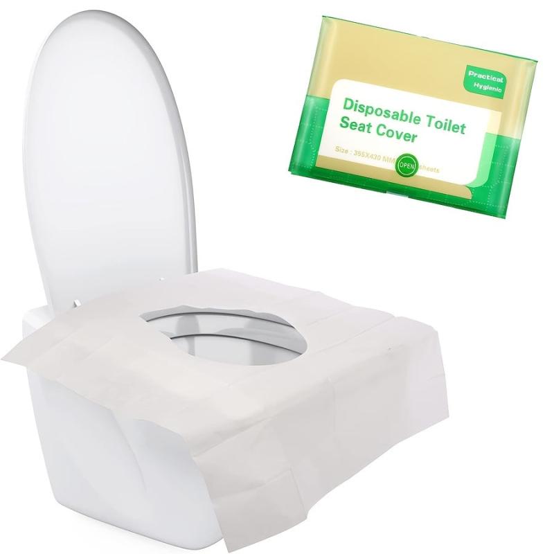 10pcs Disposable Toilet Seat Covers Germ Protect Travel Accessory